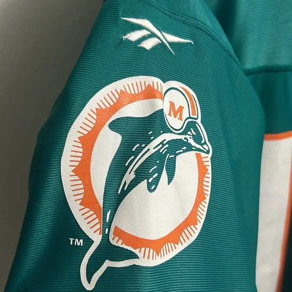 Vintage Reebok Size 54 Dan Marino Reversible Dolphins Jersey - Picture 13 of 16